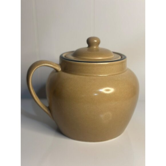 VTG Pfaltzgraff Folk Art Handled Jar with Lid 7.75" Stoneware Canister Decor - Picture 5 of 10